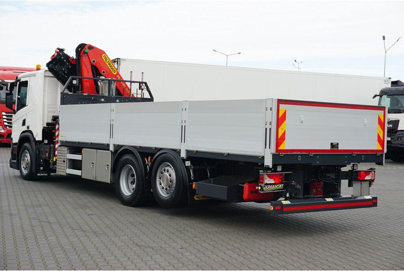 Scania P 410 / 6 X 2 / SKRZYNIOWY + HDS / PALFINGER PK 24 001 / OŚ SKRĘ - Бортова вантажівка/ Платформа, Вантажівка з маніпулятором: фото 5 Scania P 410 / 6 X 2 / SKRZYNIOWY + HDS / PALFINGER PK 24 001 / OŚ SKRĘ - Бортова вантажівка/ Платформа, Вантажівка з маніпулятором: фото 5