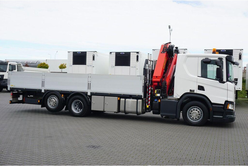 Scania P 410 / 6 X 2 / SKRZYNIOWY + HDS / PALFINGER PK 24 001 / OŚ SKRĘ - Бортова вантажівка/ Платформа, Вантажівка з маніпулятором: фото 4 Scania P 410 / 6 X 2 / SKRZYNIOWY + HDS / PALFINGER PK 24 001 / OŚ SKRĘ - Бортова вантажівка/ Платформа, Вантажівка з маніпулятором: фото 4