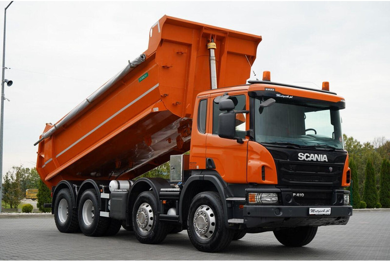 Scania P 410 / 8x4 / WYWROTKA TYLNOZSYPOWA / ALUFELGI / OPONY 100% / MA - Самоскид вантажівка: фото 1 Scania P 410 / 8x4 / WYWROTKA TYLNOZSYPOWA / ALUFELGI / OPONY 100% / MA - Самоскид вантажівка: фото 1