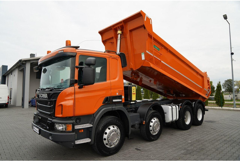 Scania P 410 / 8x4 / WYWROTKA TYLNOZSYPOWA / ALUFELGI / OPONY 100% / MA - Самоскид вантажівка: фото 4 Scania P 410 / 8x4 / WYWROTKA TYLNOZSYPOWA / ALUFELGI / OPONY 100% / MA - Самоскид вантажівка: фото 4
