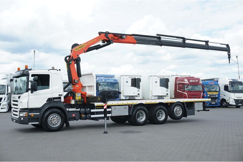 Scania P 420 / 8 X 4 / TRIDEM / SKRZYNIOWY + HDS / PALFINGER PK 26002 / - Бортова вантажівка/ Платформа, Вантажівка з маніпулятором: фото 4 Scania P 420 / 8 X 4 / TRIDEM / SKRZYNIOWY + HDS / PALFINGER PK 26002 / - Бортова вантажівка/ Платформа, Вантажівка з маніпулятором: фото 4