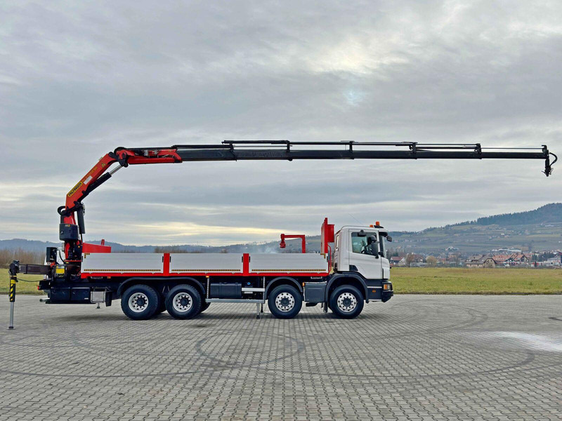 Scania P 450 - Бортова вантажівка/ Платформа, Вантажівка з маніпулятором: фото 5 Scania P 450 - Бортова вантажівка/ Платформа, Вантажівка з маніпулятором: фото 5