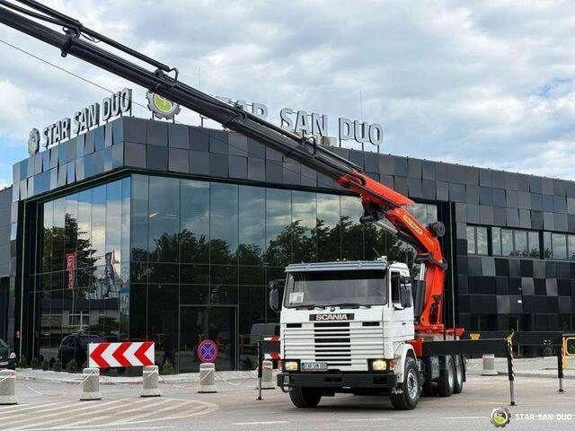 Scania R143 HL 6x2 PALFINGER PK44002 Crane Kran - Бортова вантажівка/ Платформа, Вантажівка з маніпулятором: фото 3 Scania R143 HL 6x2 PALFINGER PK44002 Crane Kran - Бортова вантажівка/ Платформа, Вантажівка з маніпулятором: фото 3