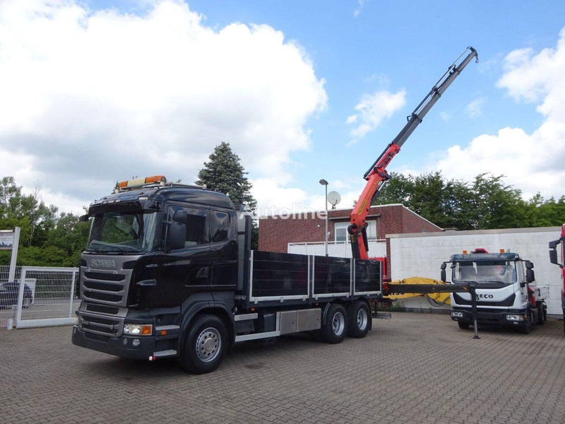 Scania R620 V8 - Flatbed+crane - Бортова вантажівка/ Платформа, Вантажівка з маніпулятором: фото 4 Scania R620 V8 - Flatbed+crane - Бортова вантажівка/ Платформа, Вантажівка з маніпулятором: фото 4