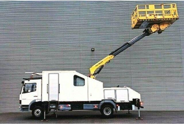 Mercedes-Benz ATEGO 1323 PK 8000T RAIL Platform - Вантажівка, Вантажівка з маніпулятором: фото 1 Mercedes-Benz ATEGO 1323 PK 8000T RAIL Platform - Вантажівка, Вантажівка з маніпулятором: фото 1