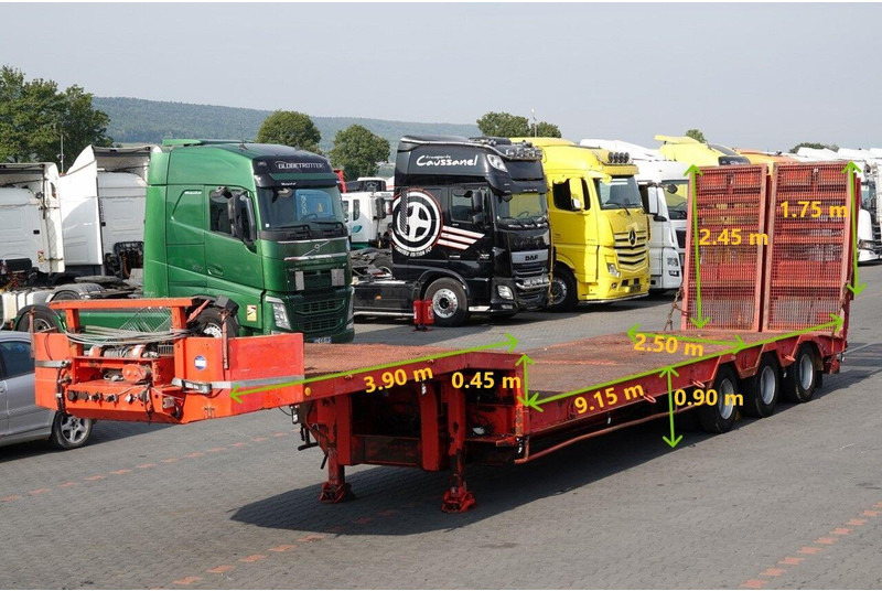 Verem NACZEPA LAWETA NISKOPODWOZIE / NAJAZDY HYDRAULICZNE / 3 OSIOWA / - Низькорамна платформа напівпричіп: фото 2 Verem NACZEPA LAWETA NISKOPODWOZIE / NAJAZDY HYDRAULICZNE / 3 OSIOWA / - Низькорамна платформа напівпричіп: фото 2