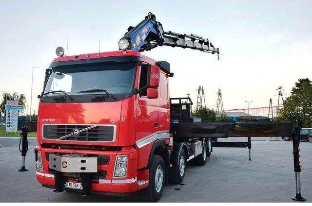 Volvo FH 400 8x2 PM 85 85027 KRAN cran - Бортова вантажівка/ Платформа, Вантажівка з маніпулятором: фото 1 Volvo FH 400 8x2 PM 85 85027 KRAN cran - Бортова вантажівка/ Платформа, Вантажівка з маніпулятором: фото 1