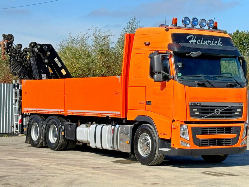Volvo FH 460 * HIAB 377 E - 7 HIPRO + FUNK * 6x4 - Бортова вантажівка/ Платформа, Вантажівка з маніпулятором: фото 4 Volvo FH 460 * HIAB 377 E - 7 HIPRO + FUNK * 6x4 - Бортова вантажівка/ Платформа, Вантажівка з маніпулятором: фото 4