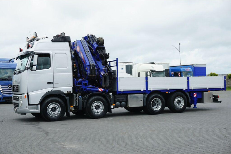 Volvo FH / 520 / 8 X 2 / SKRZYNIOWY + HDS / PM 85 SP + JIB J 1204 / WY - Бортова вантажівка/ Платформа, Вантажівка з маніпулятором: фото 5 Volvo FH / 520 / 8 X 2 / SKRZYNIOWY + HDS / PM 85 SP + JIB J 1204 / WY - Бортова вантажівка/ Платформа, Вантажівка з маніпулятором: фото 5