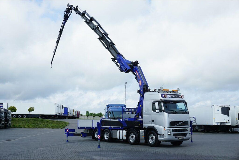 Volvo FH / 520 / 8 X 2 / SKRZYNIOWY + HDS / PM 85 SP + JIB J 1204 / WY - Бортова вантажівка/ Платформа, Вантажівка з маніпулятором: фото 1 Volvo FH / 520 / 8 X 2 / SKRZYNIOWY + HDS / PM 85 SP + JIB J 1204 / WY - Бортова вантажівка/ Платформа, Вантажівка з маніпулятором: фото 1