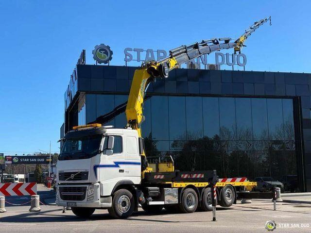 Volvo FH 520 8x4 HMF ODIN K6 EURO 5 FLY JIB Crane - Бортова вантажівка/ Платформа, Вантажівка з маніпулятором: фото 1 Volvo FH 520 8x4 HMF ODIN K6 EURO 5 FLY JIB Crane - Бортова вантажівка/ Платформа, Вантажівка з маніпулятором: фото 1