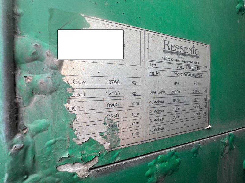 Бортова вантажівка/ Платформа, Вантажівка з маніпулятором Volvo FH 540 EURO 6 EPSILON KRAN M110Z: фото 17