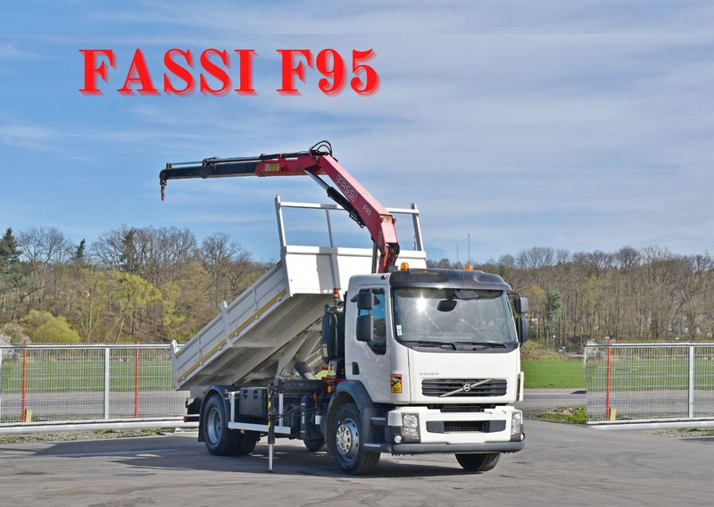Volvo FL 290 KIPPER 4,90m * FASSI F95A.22 + FUNK * TOP - Самоскид вантажівка, Вантажівка з маніпулятором: фото 1 Volvo FL 290 KIPPER 4,90m * FASSI F95A.22 + FUNK * TOP - Самоскид вантажівка, Вантажівка з маніпулятором: фото 1