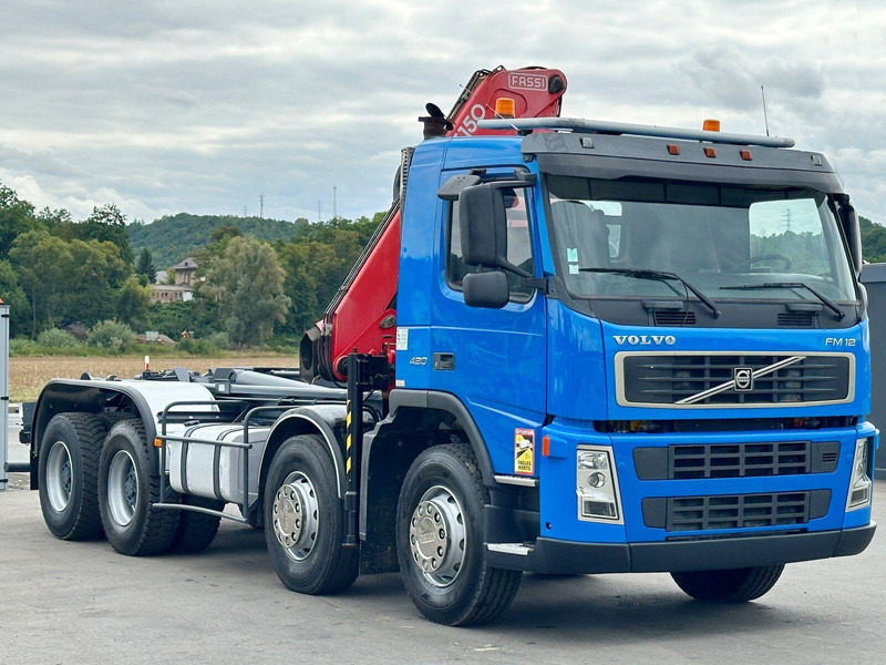 Volvo FM 12.420 * FASSI F150A.21 * 8x4 * TOP - Гаковий мультиліфт вантажівка, Вантажівка з маніпулятором: фото 4 Volvo FM 12.420 * FASSI F150A.21 * 8x4 * TOP - Гаковий мультиліфт вантажівка, Вантажівка з маніпулятором: фото 4
