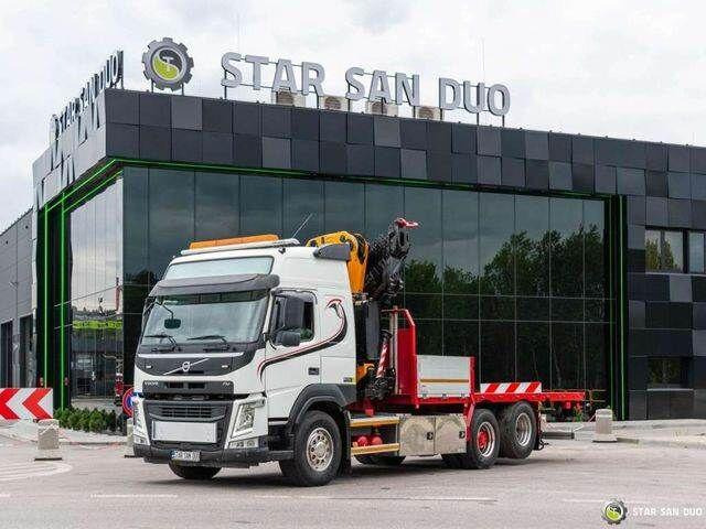 Volvo FM 450 6x2 EFFER 395/8S Euro 6 Crane Winch - Бортова вантажівка/ Платформа, Вантажівка з маніпулятором: фото 4 Volvo FM 450 6x2 EFFER 395/8S Euro 6 Crane Winch - Бортова вантажівка/ Платформа, Вантажівка з маніпулятором: фото 4