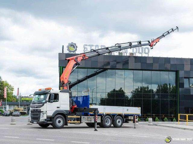 Volvo FM 460 6x2 PALFINGER PK 42002 FLY JIB Crane Eu - Бортова вантажівка/ Платформа, Вантажівка з маніпулятором: фото 1 Volvo FM 460 6x2 PALFINGER PK 42002 FLY JIB Crane Eu - Бортова вантажівка/ Платформа, Вантажівка з маніпулятором: фото 1