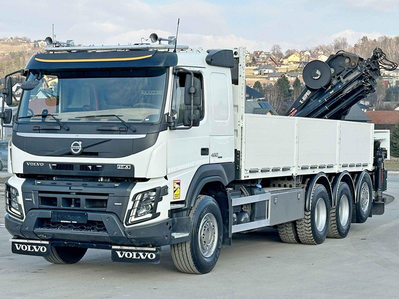 Volvo FMX 460 HIAB X - HIPRO 302 EP - 5 + FUNK/ 8x4 - Бортова вантажівка/ Платформа, Вантажівка з маніпулятором: фото 4 Volvo FMX 460 HIAB X - HIPRO 302 EP - 5 + FUNK/ 8x4 - Бортова вантажівка/ Платформа, Вантажівка з маніпулятором: фото 4