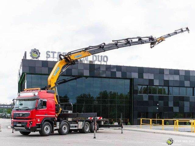 Volvo FMX 500 8x2 Effer 585 Fly Jib Winch Crane Kran - Бортова вантажівка/ Платформа, Вантажівка з маніпулятором: фото 1 Volvo FMX 500 8x2 Effer 585 Fly Jib Winch Crane Kran - Бортова вантажівка/ Платформа, Вантажівка з маніпулятором: фото 1