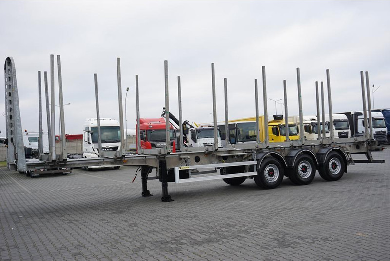 Zaslaw KŁONICOWA / DO DREWNA / WAGA 6 400 KG / OŚ PODNOSZONA - Причіп лісовоз: фото 3 Zaslaw KŁONICOWA / DO DREWNA / WAGA 6 400 KG / OŚ PODNOSZONA - Причіп лісовоз: фото 3