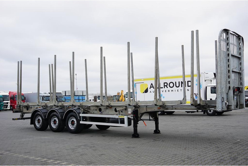 Zaslaw KŁONICOWA / DO DREWNA / WAGA 6 400 KG / OŚ PODNOSZONA - Причіп лісовоз: фото 4 Zaslaw KŁONICOWA / DO DREWNA / WAGA 6 400 KG / OŚ PODNOSZONA - Причіп лісовоз: фото 4