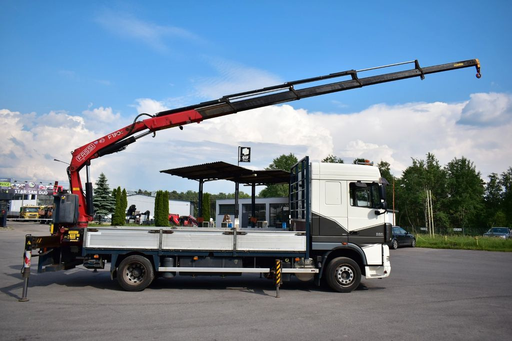 Вантажівка з маніпулятором, Бортова вантажівка/ Платформа DAF XF 105.410 4x2 FASSI F 190 Trailer: фото 8