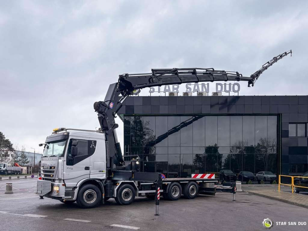 Iveco STRALIS AS320S50Y 8x2 HMF 8520-0K6 FLY JIB Winc - Вантажівка з маніпулятором: фото 3 Iveco STRALIS AS320S50Y 8x2 HMF 8520-0K6 FLY JIB Winc - Вантажівка з маніпулятором: фото 3