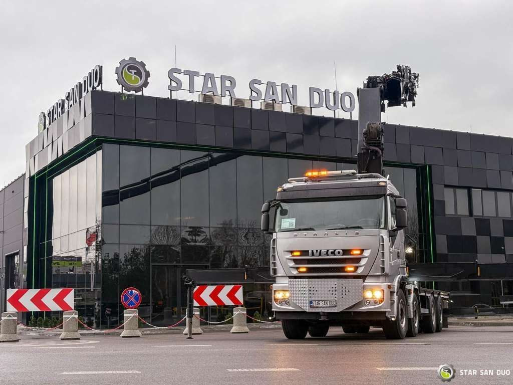 Iveco STRALIS AS320S50Y 8x2 HMF 8520-0K6 FLY JIB Winc - Вантажівка з маніпулятором: фото 4 Iveco STRALIS AS320S50Y 8x2 HMF 8520-0K6 FLY JIB Winc - Вантажівка з маніпулятором: фото 4