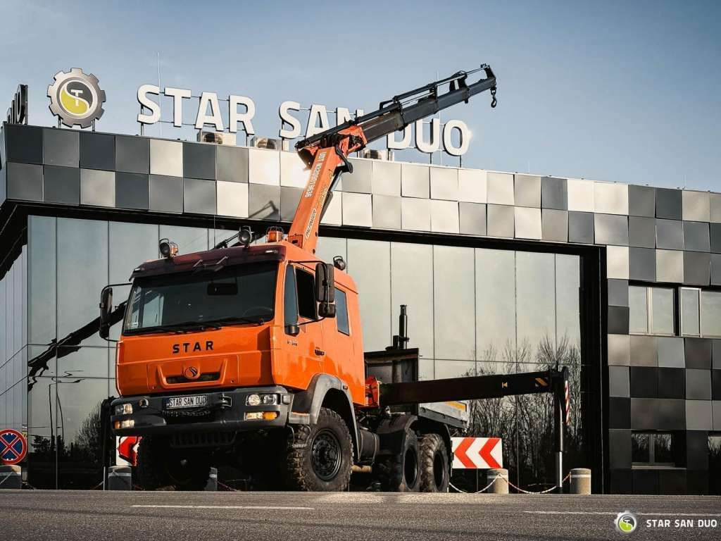 MAN STAR 266 MAN 6x6 PALFINGER PK 18001 Crane Kran - Вантажівка з маніпулятором: фото 2 MAN STAR 266 MAN 6x6 PALFINGER PK 18001 Crane Kran - Вантажівка з маніпулятором: фото 2