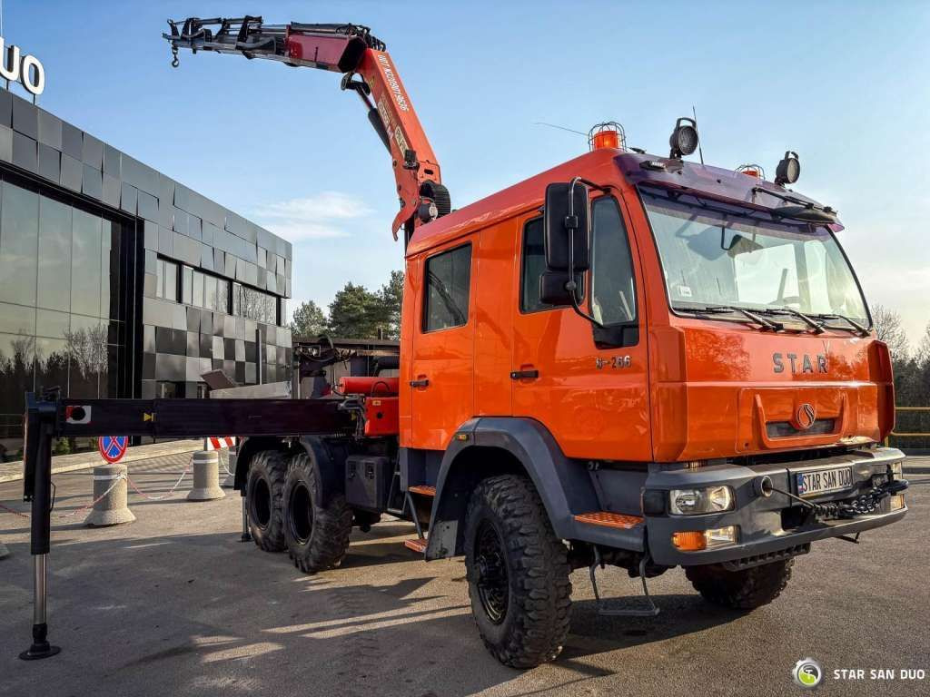 MAN STAR 266 MAN 6x6 PALFINGER PK 18001 Crane Kran - Вантажівка з маніпулятором: фото 4 MAN STAR 266 MAN 6x6 PALFINGER PK 18001 Crane Kran - Вантажівка з маніпулятором: фото 4