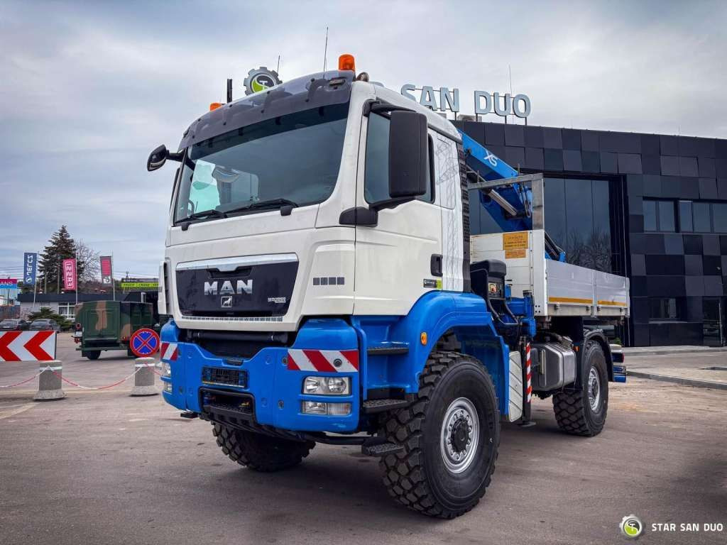 Вантажівка з маніпулятором, Бортова вантажівка/ Платформа MAN  TGS 18.440 4x4 HIAB 166 E-4 CRANE KRAN MAN  TGS 18.440 4x4 HIAB 166 E-4 CRANE KRAN: фото 7