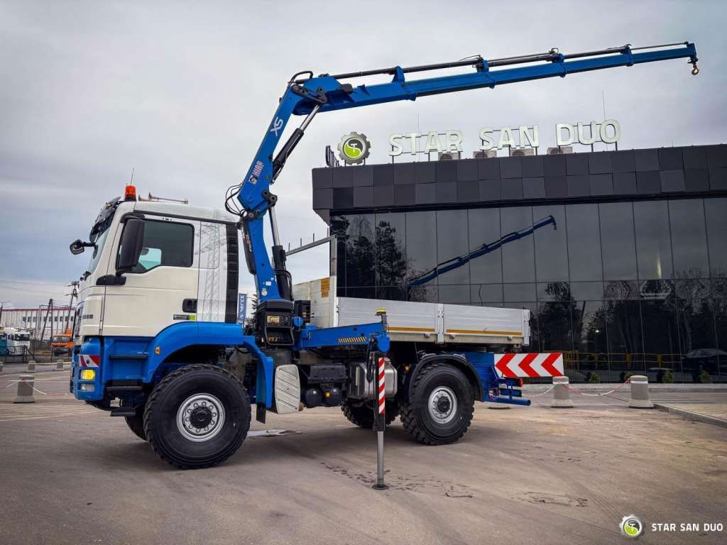 Вантажівка з маніпулятором, Бортова вантажівка/ Платформа MAN  TGS 18.440 4x4 HIAB 166 E-4 CRANE KRAN MAN  TGS 18.440 4x4 HIAB 166 E-4 CRANE KRAN: фото 6