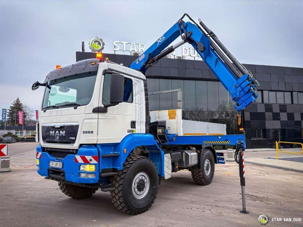 Вантажівка з маніпулятором, Бортова вантажівка/ Платформа MAN  TGS 18.440 4x4 HIAB 166 E-4 CRANE KRAN MAN  TGS 18.440 4x4 HIAB 166 E-4 CRANE KRAN: фото 18