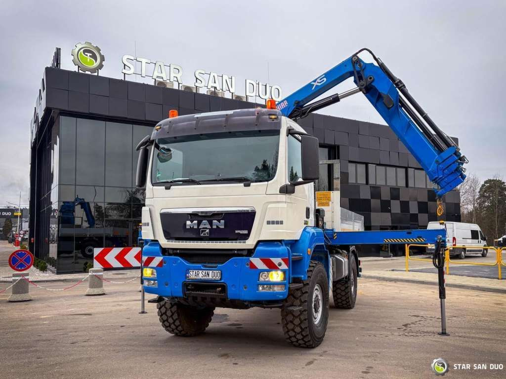 Вантажівка з маніпулятором, Бортова вантажівка/ Платформа MAN  TGS 18.440 4x4 HIAB 166 E-4 CRANE KRAN MAN  TGS 18.440 4x4 HIAB 166 E-4 CRANE KRAN: фото 8