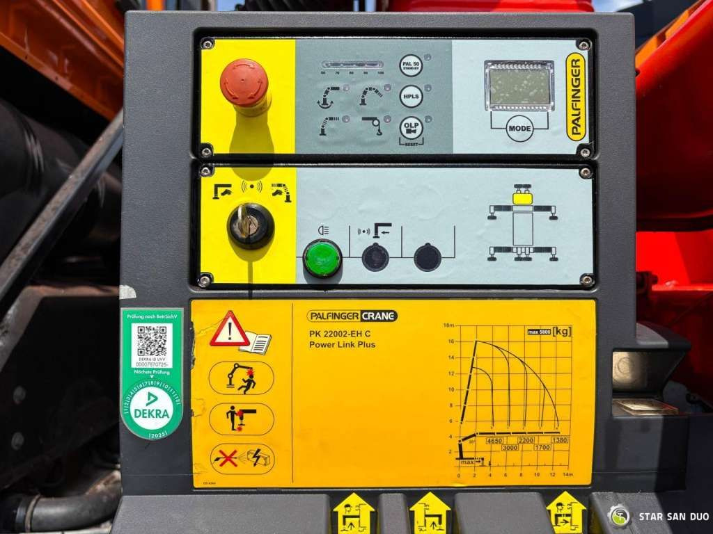 Вантажівка з маніпулятором MAN  TGS 18.480 4x4 PALFINGER PK 22002  Crane Kipper: фото 22