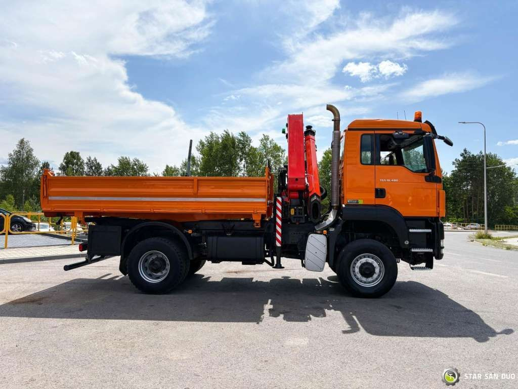 Вантажівка з маніпулятором MAN  TGS 18.480 4x4 PALFINGER PK 22002  Crane Kipper: фото 8