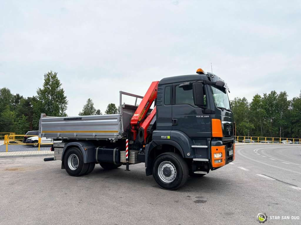 Вантажівка з маніпулятором MAN  TGS 18.480  PALFINGER PK 16502 HDS Crane,Kipper: фото 8