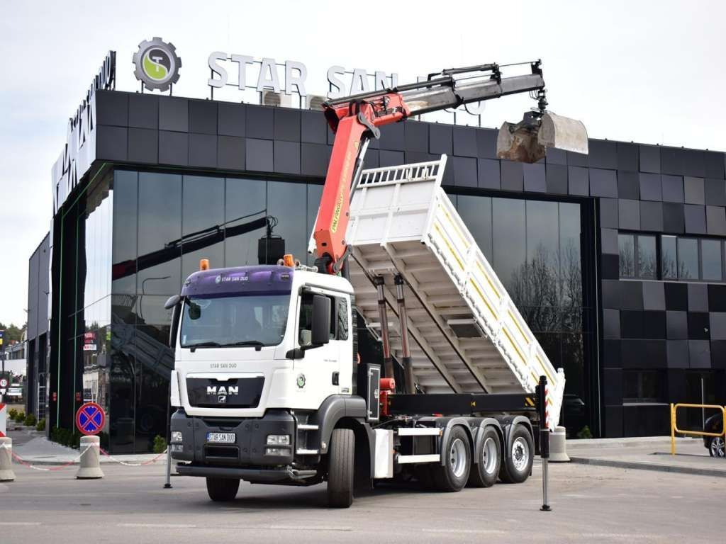 MAN TGS 35.400 8X4 PALFINGER PK 33002 CRANE KIPPER - Самоскид вантажівка: фото 1 MAN TGS 35.400 8X4 PALFINGER PK 33002 CRANE KIPPER - Самоскид вантажівка: фото 1