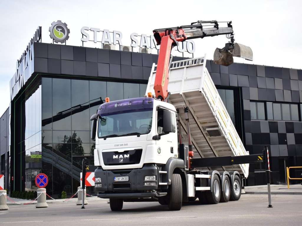 MAN TGS 35.400 8X4 PALFINGER PK 33002 CRANE KIPPER - Вантажівка з маніпулятором, Самоскид вантажівка: фото 2 MAN TGS 35.400 8X4 PALFINGER PK 33002 CRANE KIPPER - Вантажівка з маніпулятором, Самоскид вантажівка: фото 2