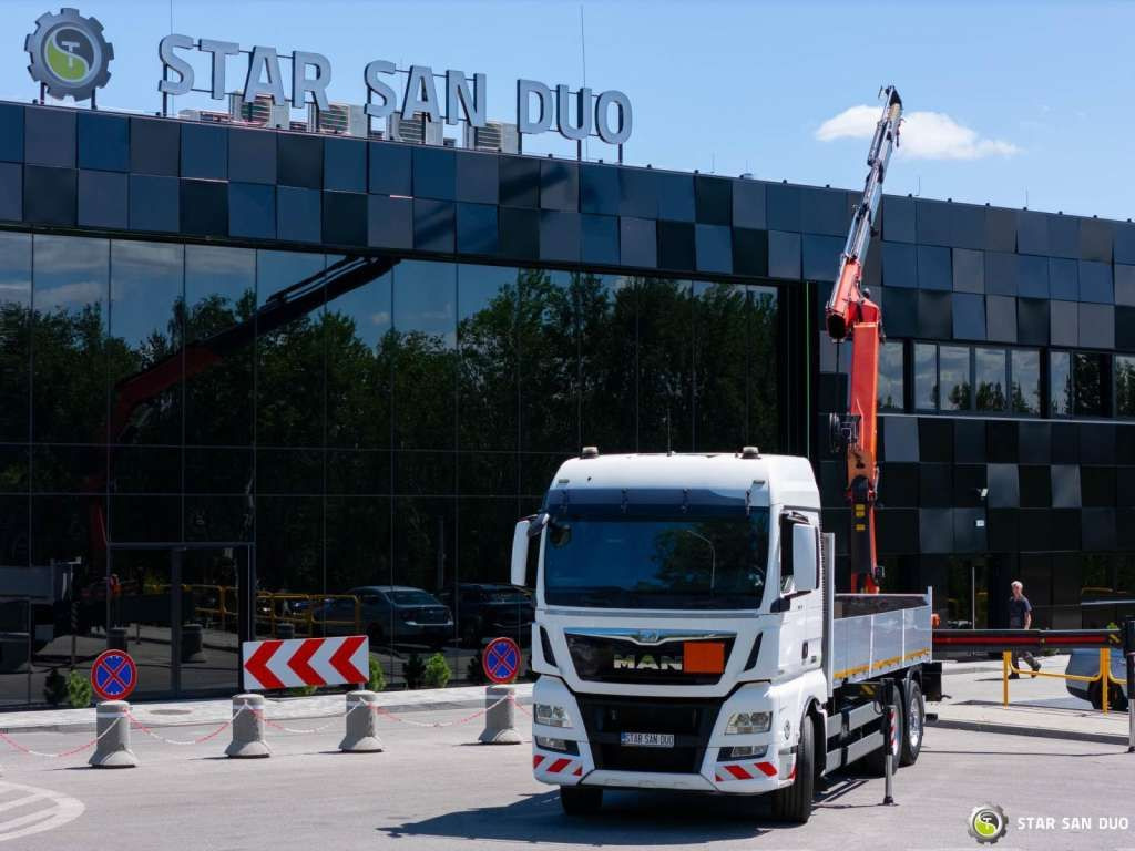 MAN TGX 26.480 6x2 PALFINGER PK 33002 EH Crane Winc - Вантажівка з маніпулятором: фото 1 MAN TGX 26.480 6x2 PALFINGER PK 33002 EH Crane Winc - Вантажівка з маніпулятором: фото 1