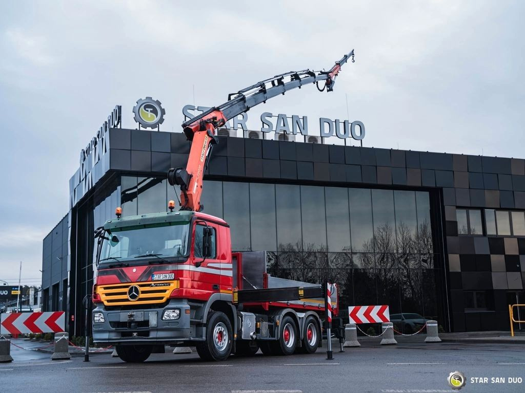 Mercedes-Benz ACTROS 2648 6x4 PALFINGER PK 29002 EURO 5 JIB - Вантажівка з маніпулятором, Бортова вантажівка/ Платформа: фото 3 Mercedes-Benz ACTROS 2648 6x4 PALFINGER PK 29002 EURO 5 JIB - Вантажівка з маніпулятором, Бортова вантажівка/ Платформа: фото 3