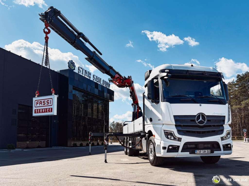 Mercedes-Benz ACTROS 3351 NEW 6x4 Fassi F485 Crane - Вантажівка з маніпулятором: фото 2 Mercedes-Benz ACTROS 3351 NEW 6x4 Fassi F485 Crane - Вантажівка з маніпулятором: фото 2