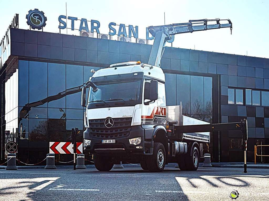Mercedes-Benz AROCS 1851 4x4 PALFINGER PK 20002 Crane Kran - Вантажівка з маніпулятором: фото 1 Mercedes-Benz AROCS 1851 4x4 PALFINGER PK 20002 Crane Kran - Вантажівка з маніпулятором: фото 1