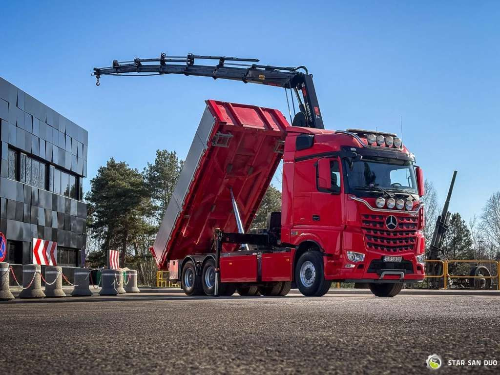 Mercedes-Benz AROCS 3358L 6x4 HIAB 192X-HIPRO E-6 Crane Kippe - Самоскид вантажівка: фото 3 Mercedes-Benz AROCS 3358L 6x4 HIAB 192X-HIPRO E-6 Crane Kippe - Самоскид вантажівка: фото 3