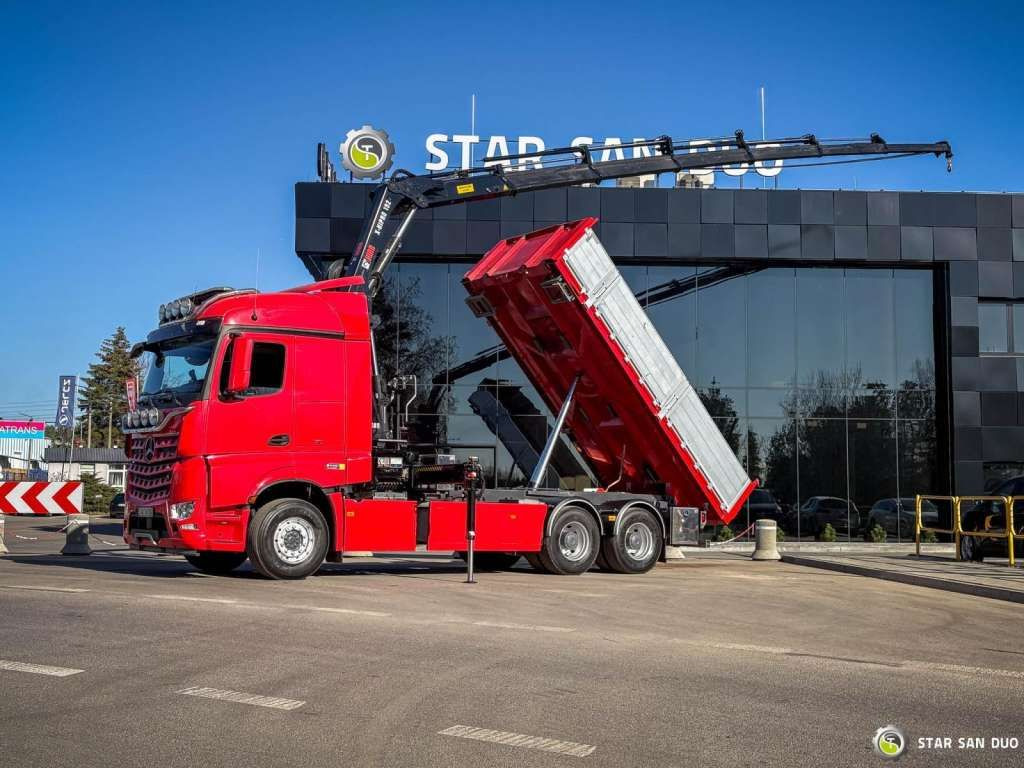 Mercedes-Benz AROCS 3358L 6x4 HIAB 192X-HIPRO E-6 Crane Kippe - Вантажівка з маніпулятором: фото 2 Mercedes-Benz AROCS 3358L 6x4 HIAB 192X-HIPRO E-6 Crane Kippe - Вантажівка з маніпулятором: фото 2