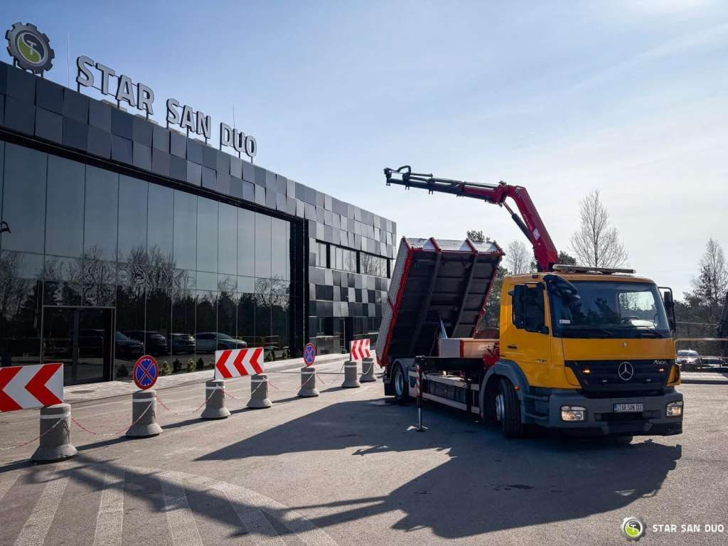 Mercedes-Benz AXOR 1824 4x2 HMF 975 HDS Crane Rotator Kipper - Вантажівка з маніпулятором: фото 5 Mercedes-Benz AXOR 1824 4x2 HMF 975 HDS Crane Rotator Kipper - Вантажівка з маніпулятором: фото 5