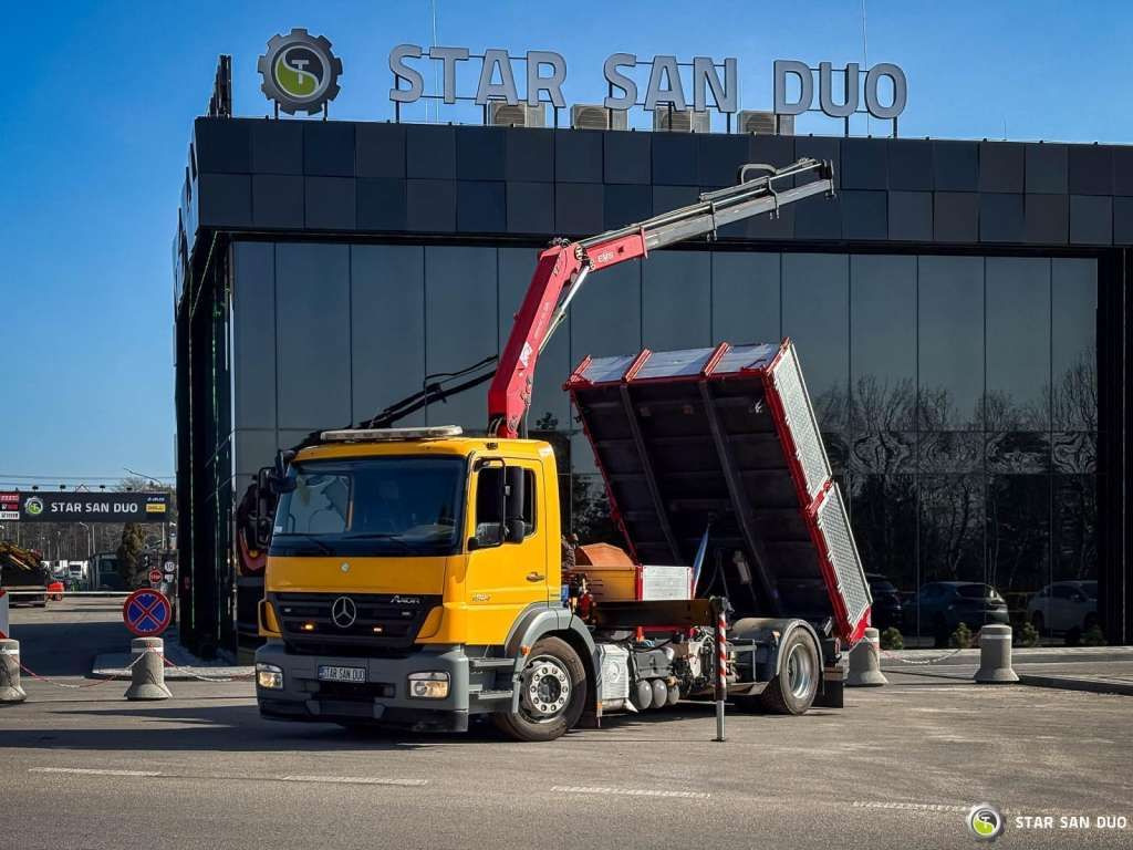 Mercedes-Benz AXOR 1824 4x2 HMF 975 HDS Crane Rotator Kipper - Вантажівка з маніпулятором: фото 1 Mercedes-Benz AXOR 1824 4x2 HMF 975 HDS Crane Rotator Kipper - Вантажівка з маніпулятором: фото 1