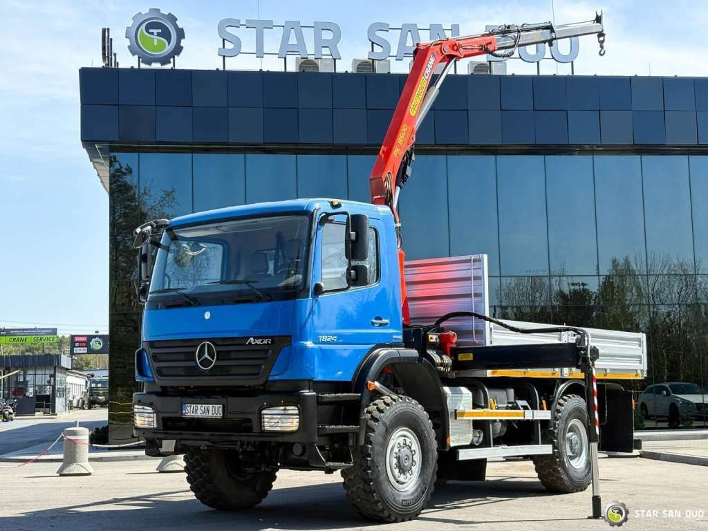 Mercedes-Benz AXOR 1824 4x4 PALFINGER PK 8500 Crane Kran - Вантажівка з маніпулятором: фото 1 Mercedes-Benz AXOR 1824 4x4 PALFINGER PK 8500 Crane Kran - Вантажівка з маніпулятором: фото 1