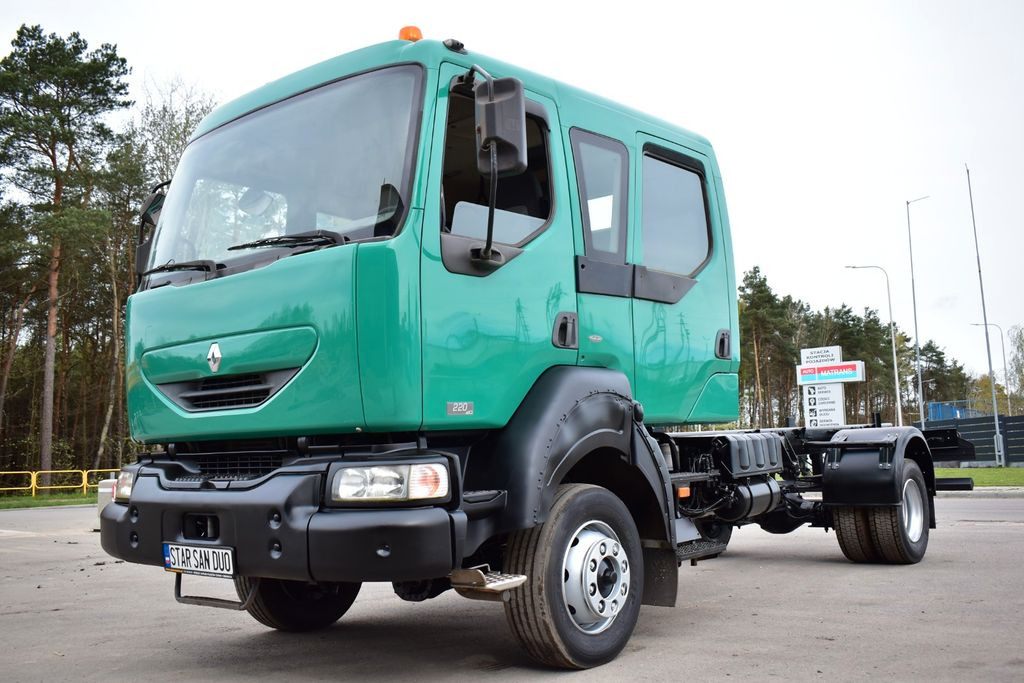 Renault MIDLUM 4x4 DOKA DUBEL KABINE CHASSIS - Вантажівка шасі: фото 1 Renault MIDLUM 4x4 DOKA DUBEL KABINE CHASSIS - Вантажівка шасі: фото 1