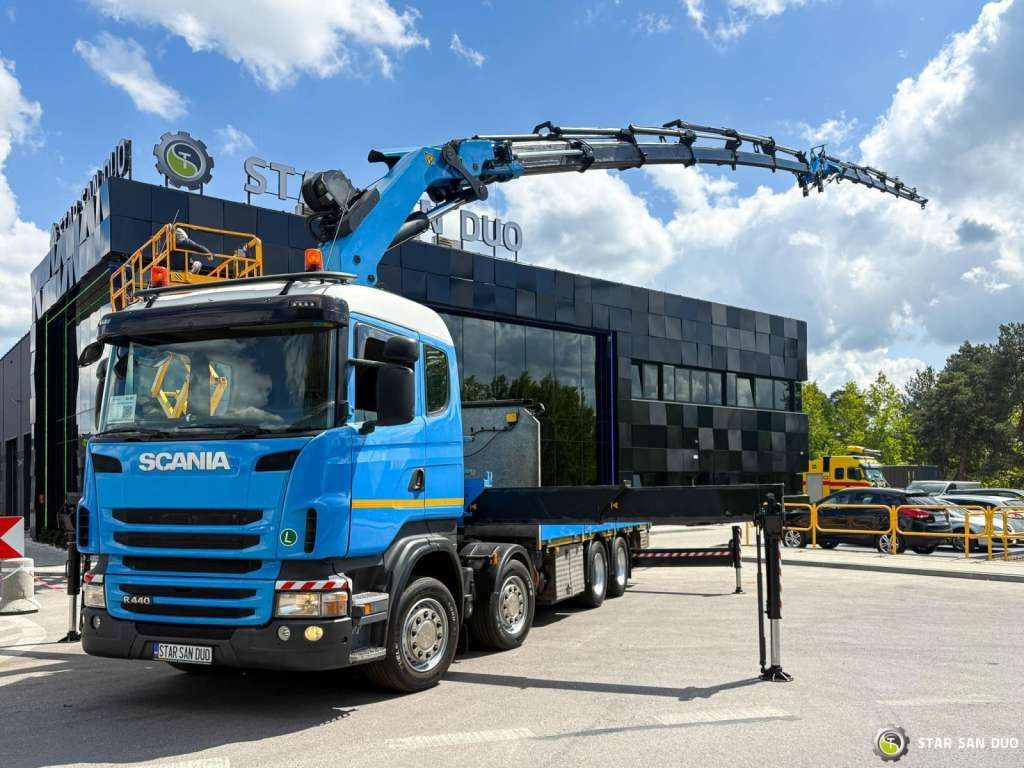 Scania R440 8x4 Palfinger PK50002 FLY JIB Crane Winch - Вантажівка з маніпулятором: фото 1 Scania R440 8x4 Palfinger PK50002 FLY JIB Crane Winch - Вантажівка з маніпулятором: фото 1