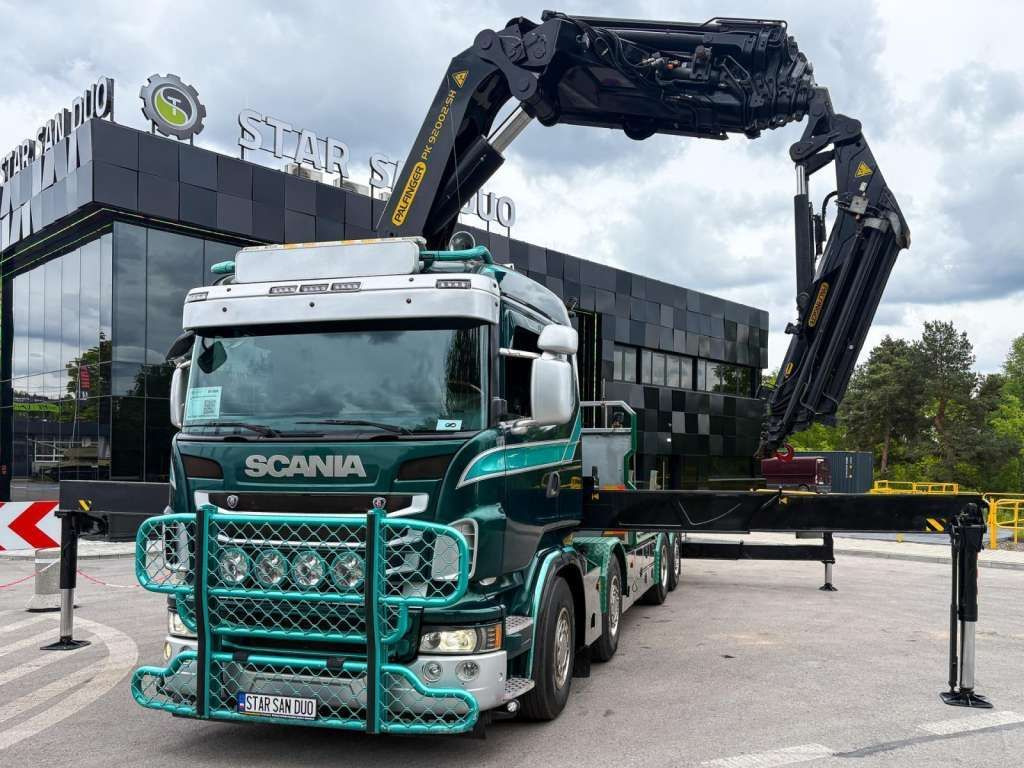 Scania R480 8x2 PALFINGER PK 92002 SH FLY JIB CRANE - Вантажівка з маніпулятором: фото 4 Scania R480 8x2 PALFINGER PK 92002 SH FLY JIB CRANE - Вантажівка з маніпулятором: фото 4